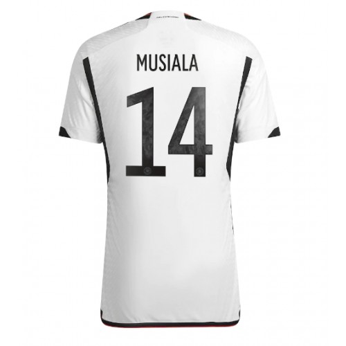 Fotballdrakt Herre Tyskland Jamal Musiala #14 Hjemmedrakt VM 2022 Kortermet
